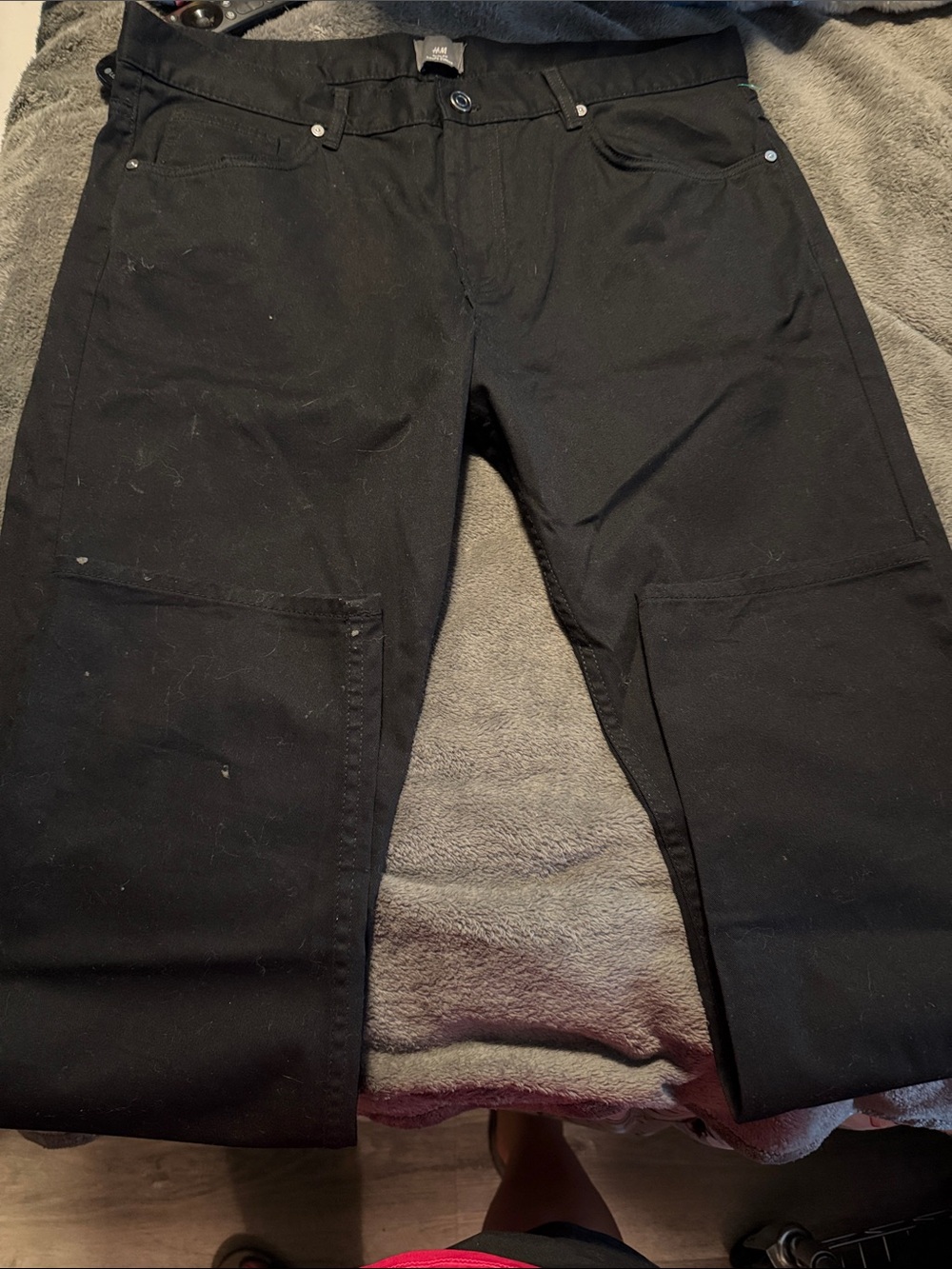 H&M Women's Black Cargo Jeans